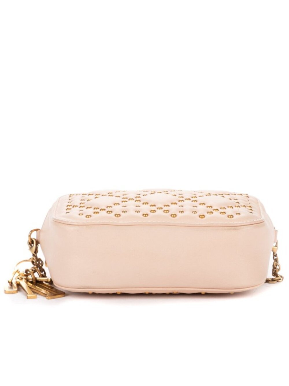 Dior Mini Studded Lady Dior Pink Cannage Leather Handbag - Picture 6 of 11